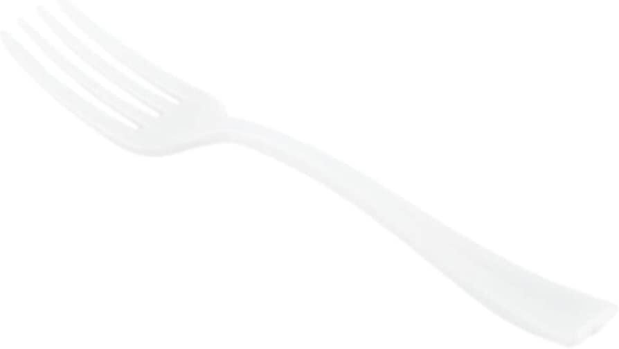 RW Restaurantware White Premium Plastic Mini Fork 4" 500 count box RWP0057W NEW