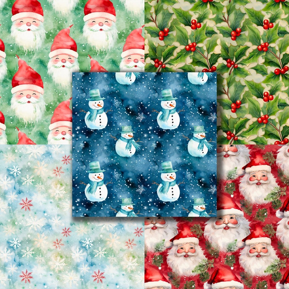 WATERCOLOR CHRISTMAS - Paper Pack