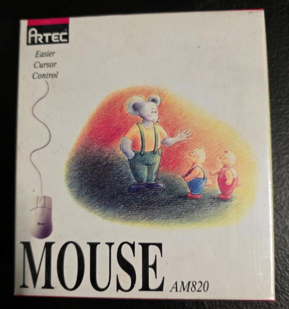 Artec AM820 3-Button Serial Mouse