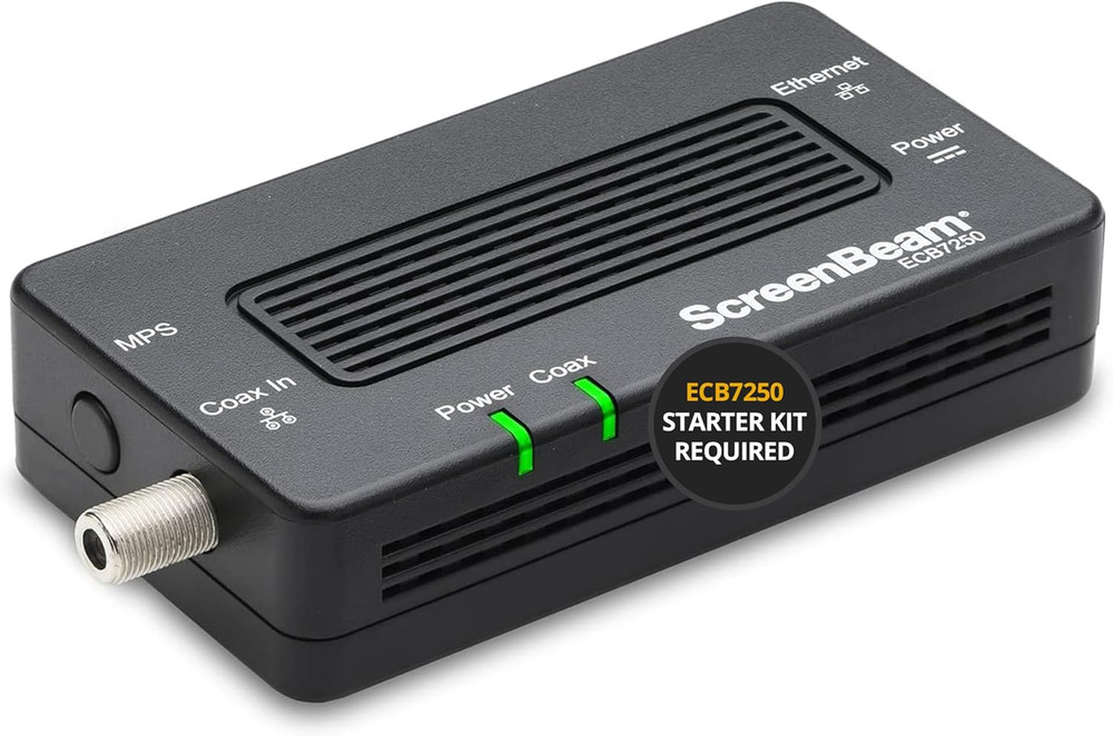 Bonded Moca 2.5 Network Adapter for Highest Speed Internet, Ethernet over Coax -