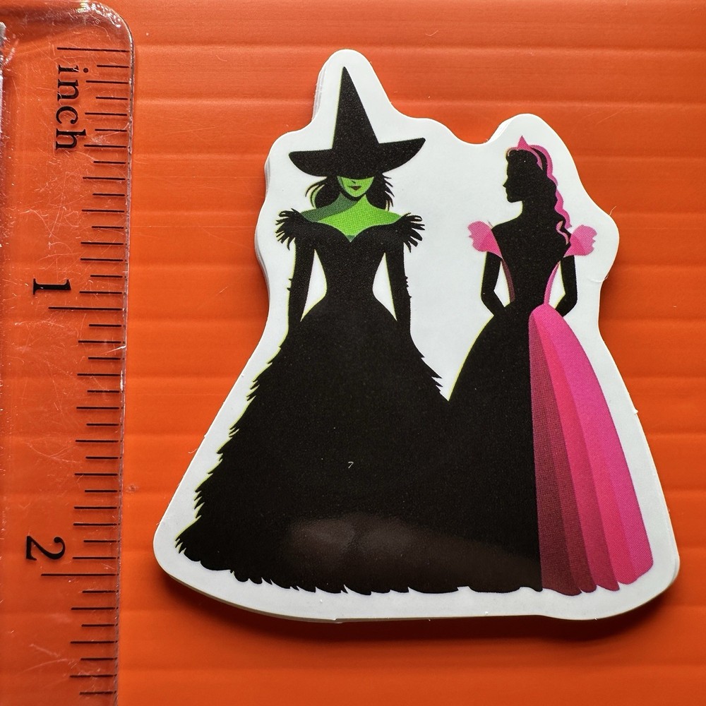 Wicked Sticker Elphaba and Glinda