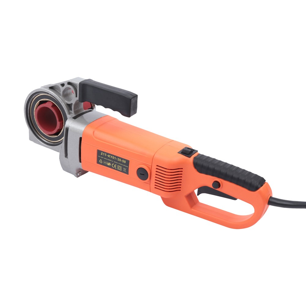 Handheld Electric Pipe Threader Threading Machine w/6 Pipe Cutter 1/2"-2" 6 Dies