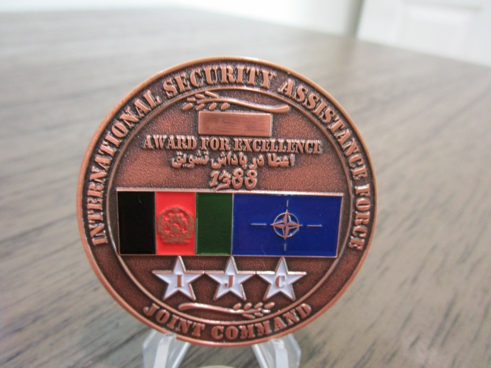 International Security Assistance Force Joint Command ISAF GWOT Challenge Coin