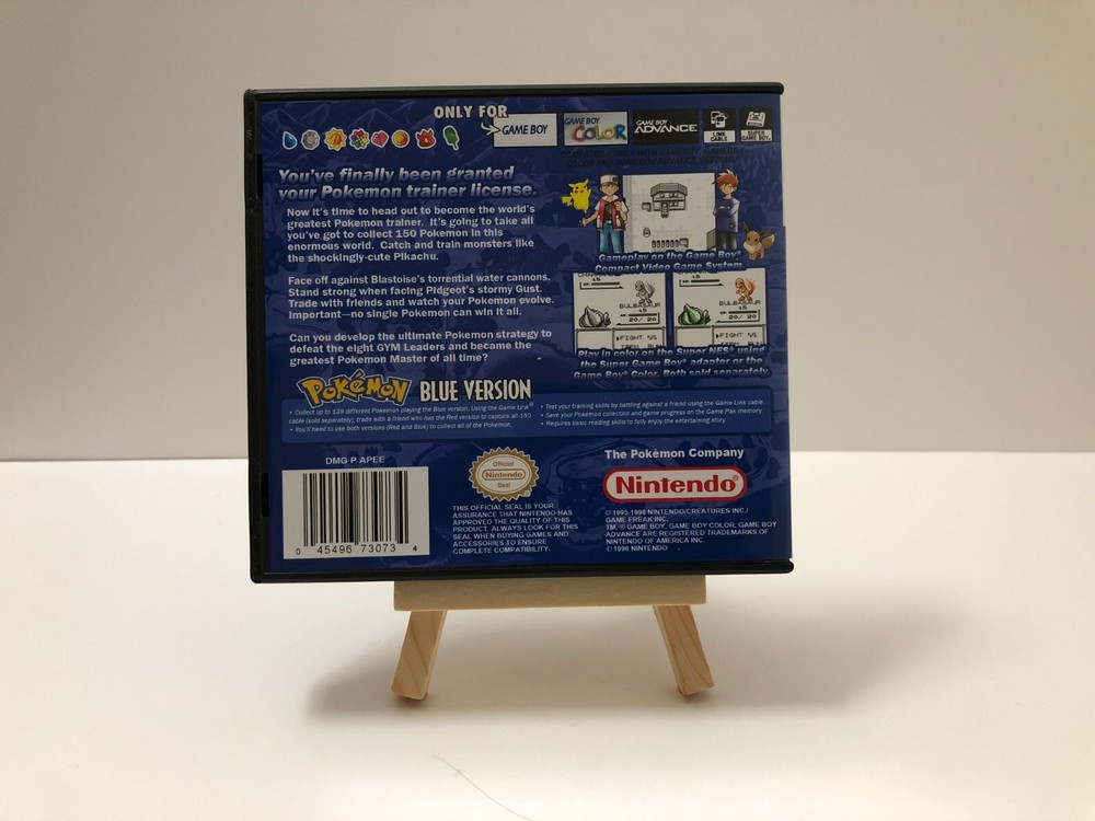 Replacement Case for Pokemon Blue Version Gameboy