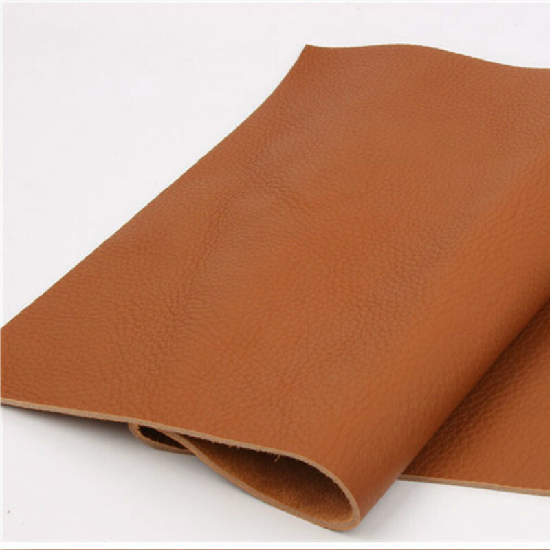 3.5mm Thickened Cowhide Genuine Leather Fabric First Layer Lychee Grain Material
