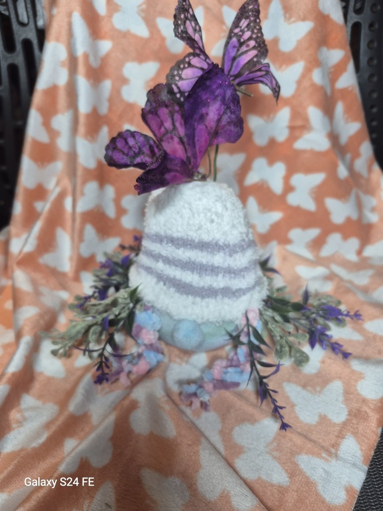 Handmade sock gnome shelf sitters