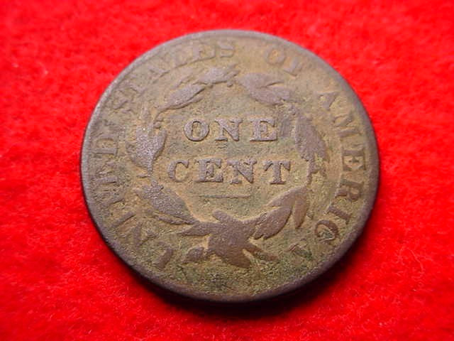 1822 CORONET HEAD LARGE CENT NICE COPPER COIN! #T-155