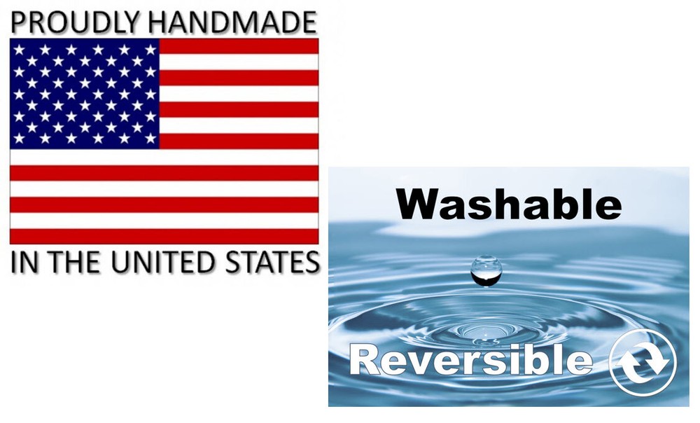 Glitter Pumpkin Patch REVERSIBLE Orange Slick Mask Multi Sizes