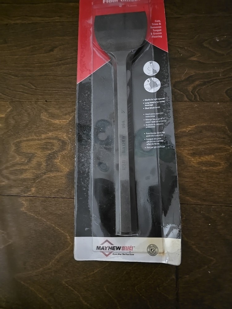 Mayhew Floor Chisel - 3in. x 12in Model# 10202