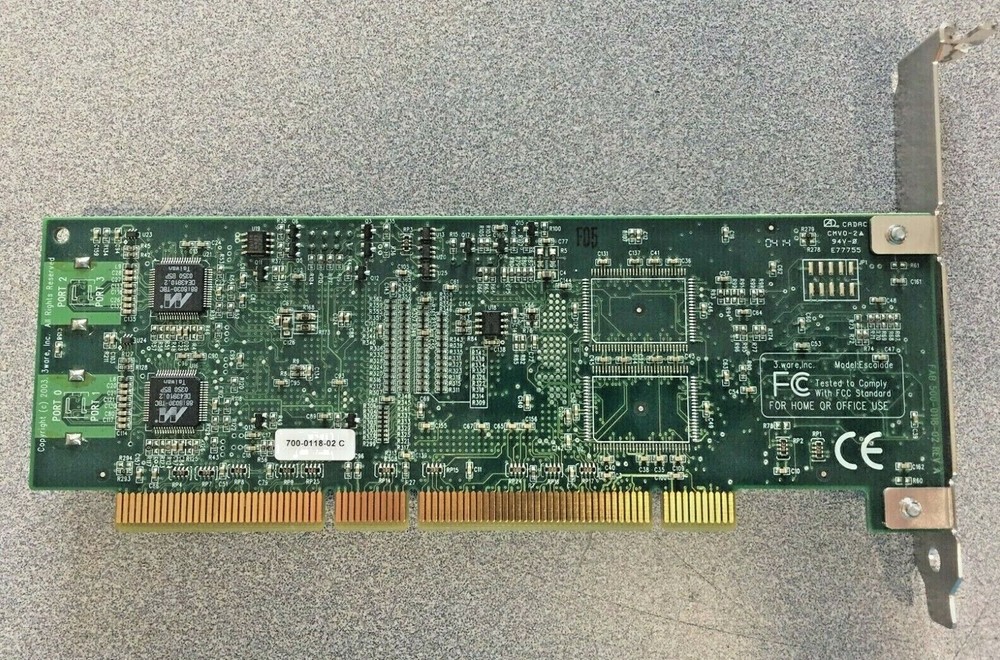 3ware 8506-4LP SATA RAID Controller Card - 4 Ports