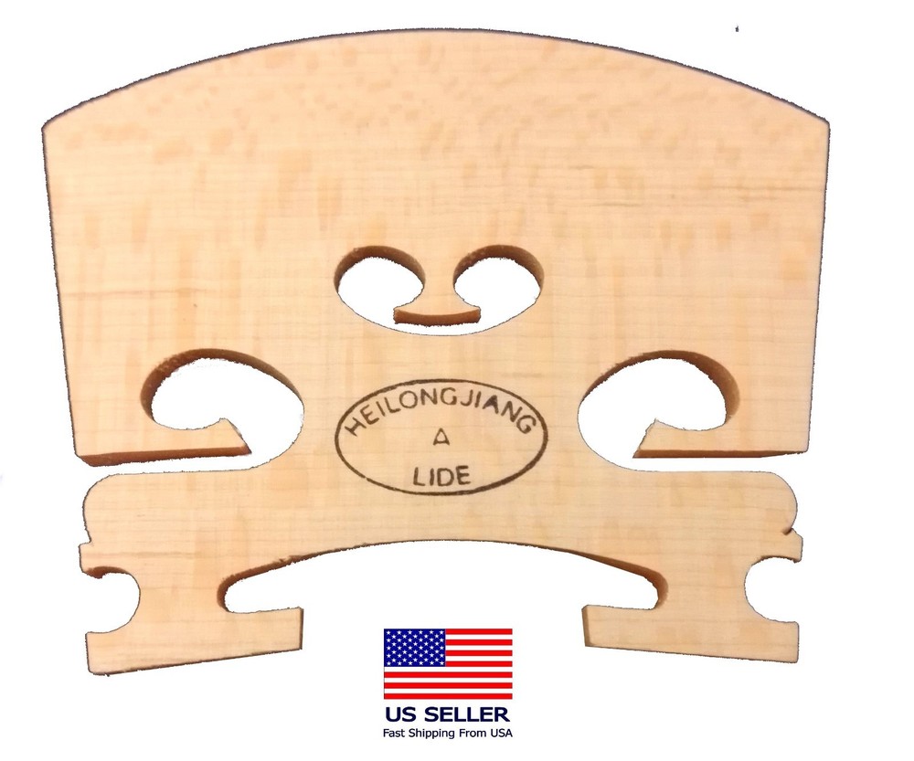New High Quality Violin Bridge, Full Size 4/4, generic solid Maple, pack of 2