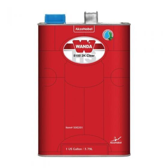 Wanda 8100 2K Polyurethane Clearcoat 500201, 1 Gallon