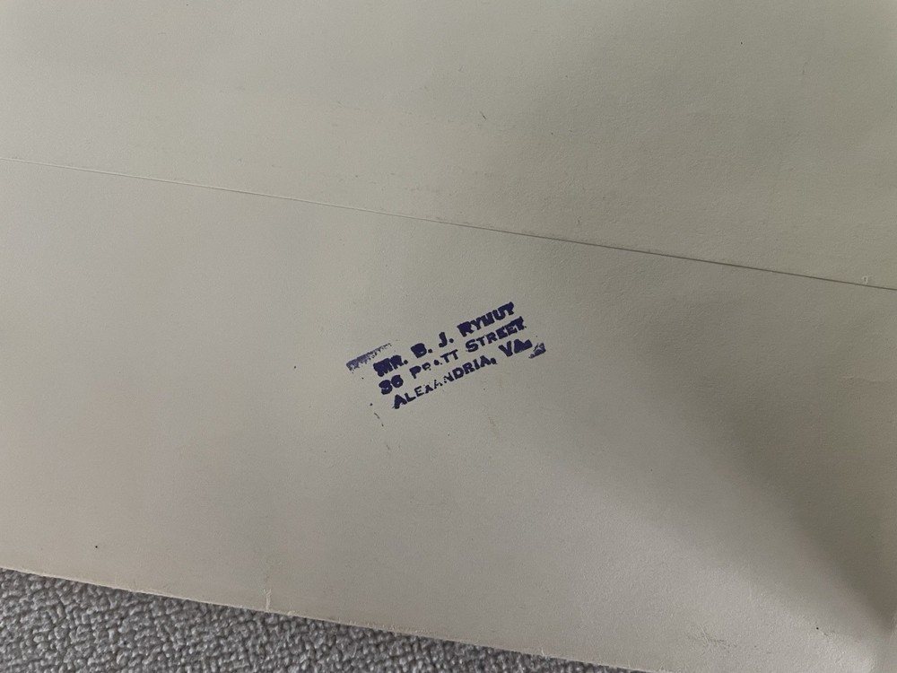 C. S. Hammond's SPACE INFOGRAPH question & answer slide w/ outer envelope