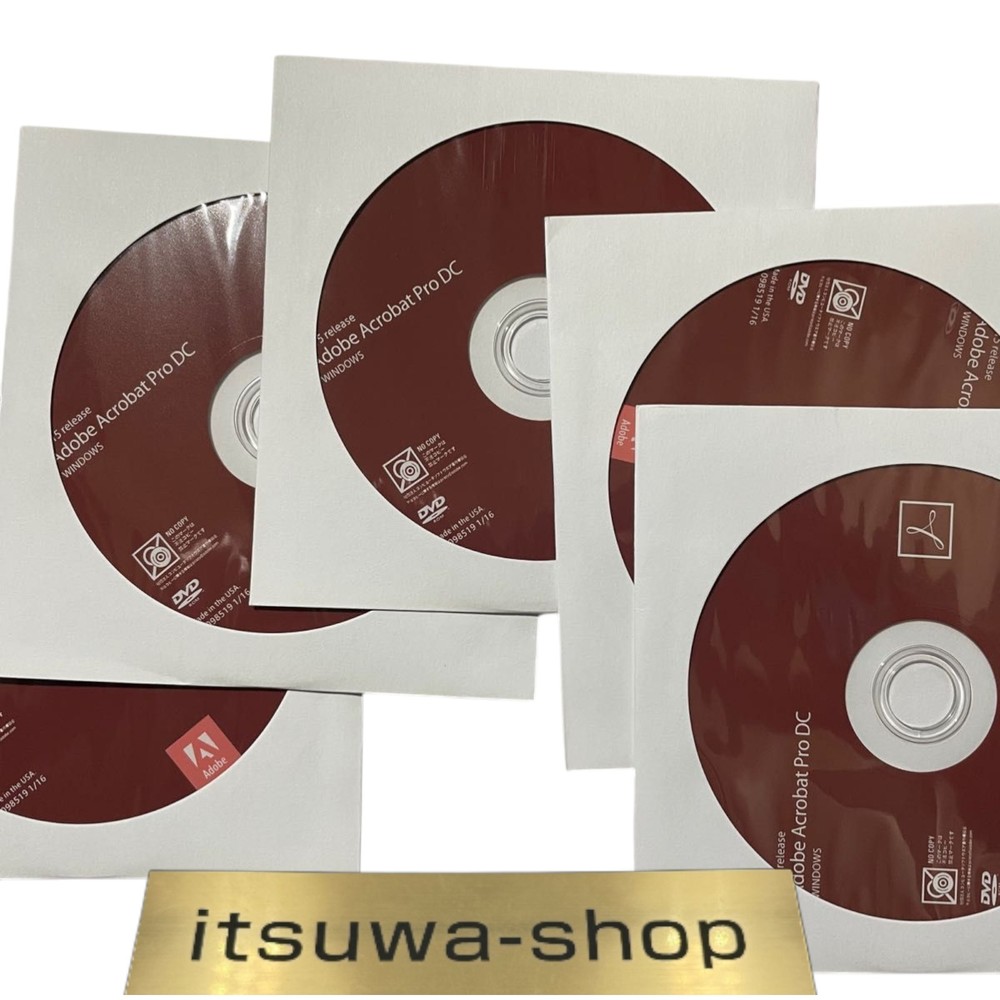 Five Sets Adobe Acrobat Pro DC 2015 release Permanent windows version Used