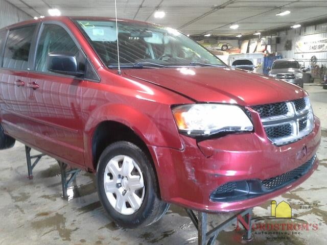 2011 Dodge Caravan Driver Front Headrest Only Black Cloth