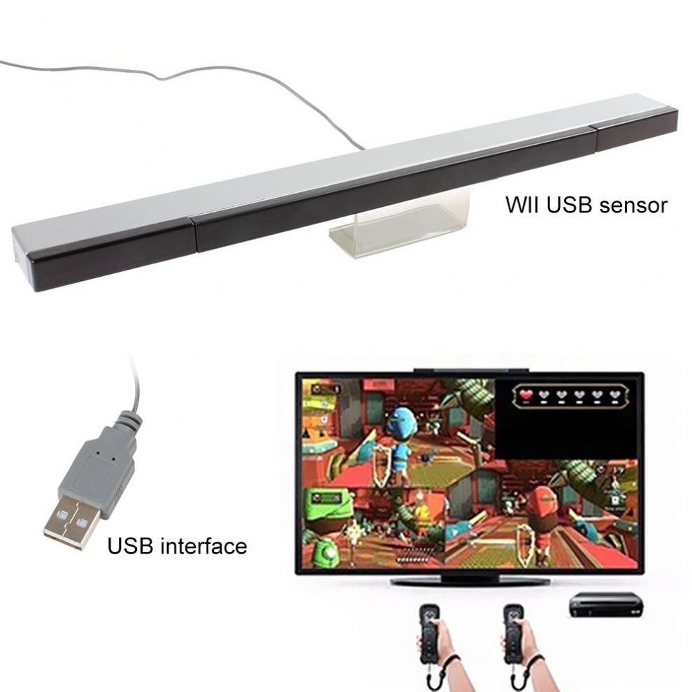 Sensor Bar Fit for Nintendo Wii / Wii U System Controller Infrared Motion Sensor