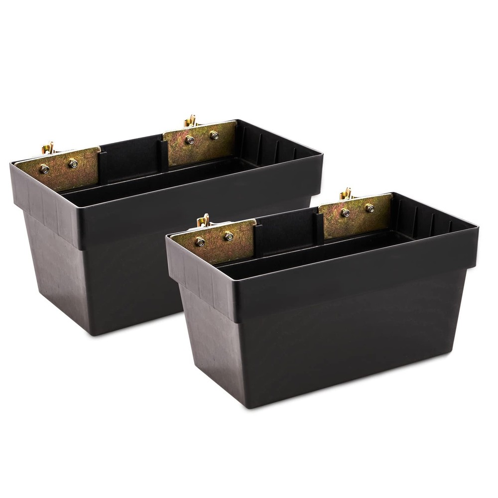 ENJ 2 Pack E-Track Basket Storage Bin, E Track Box for E-Track Systems, E Tra...