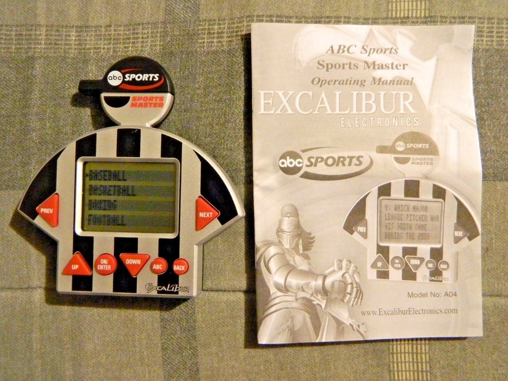 Excalibur Electronics ABC Sports Master Trivia Game