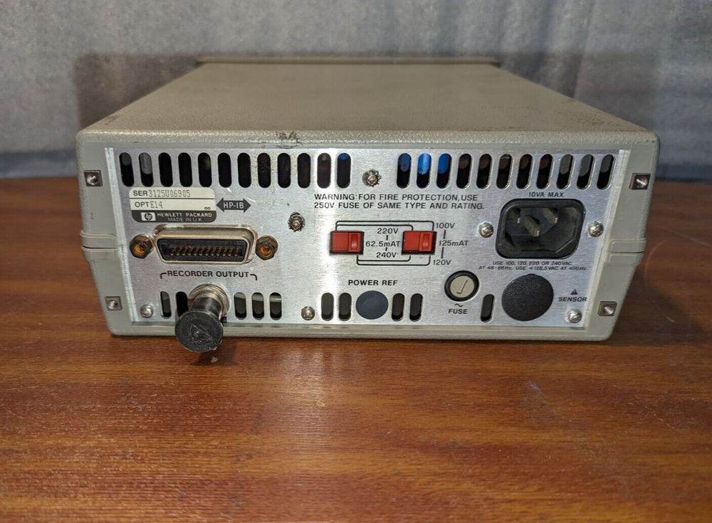 HP Hewlett Packard 437B Power Meter W/O Sensor, Pre-Owned.