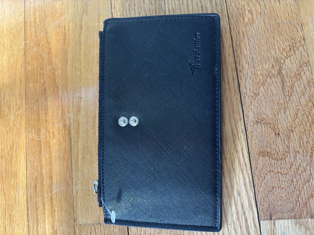 Black Wallet Binder Book