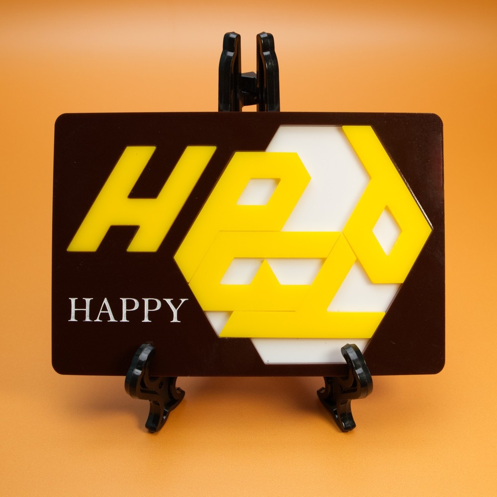 Happy - Rex Rossano Perez - Packing Puzzle