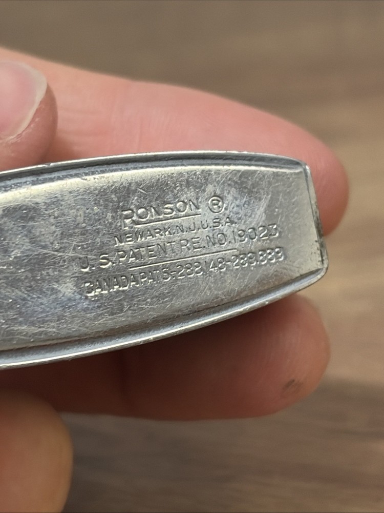 Vintage Ronson Pal Cigarette Case Lighter Insert