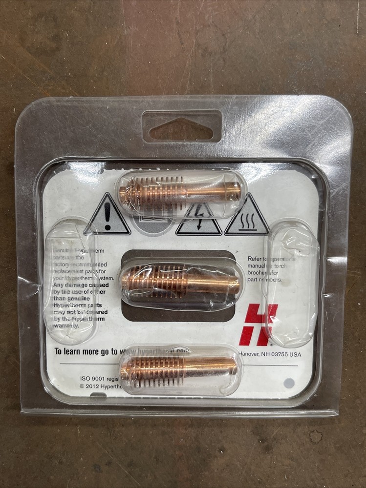 Hypertherm Genuine Powermax 1650 100 Amp Electrodes 220037 - 3 Pack