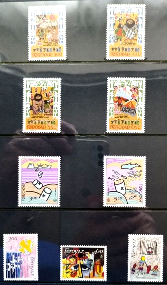 (B) 1986 FAROE ISLANDS YEAR PACK COMPLETE, MINT NEVER HUNGED. #03015