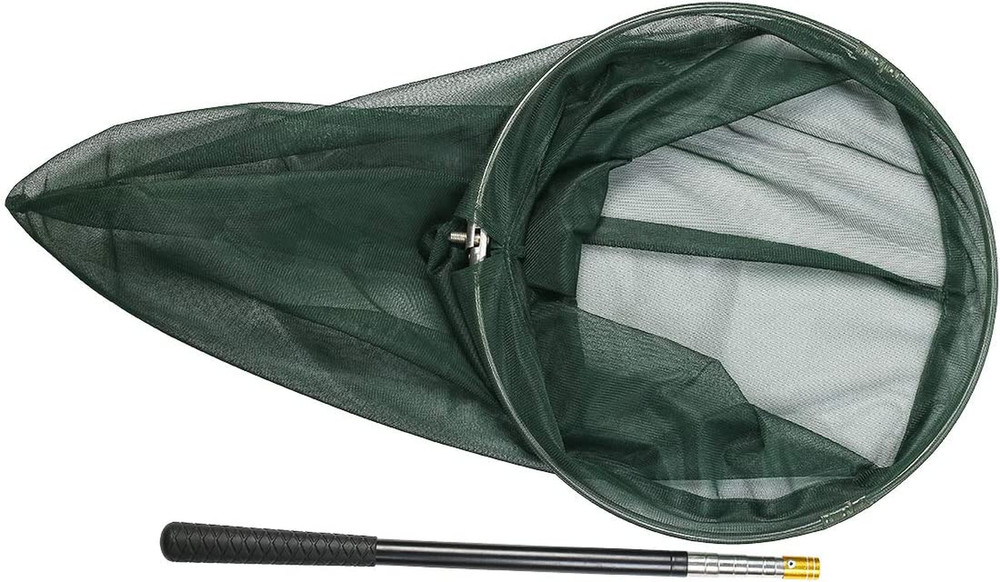 RESTCLOUD Professional Insect and Butterfly Net with 14" Ring, 26" Net Depth, 59