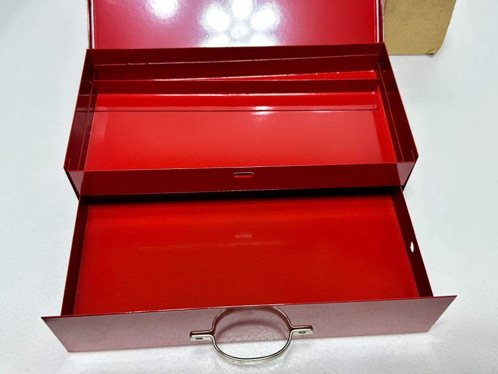 MAC Tools USA (RARE NOS) Mini Red Socket Tool Box Case w/ Single Sliding Drawer