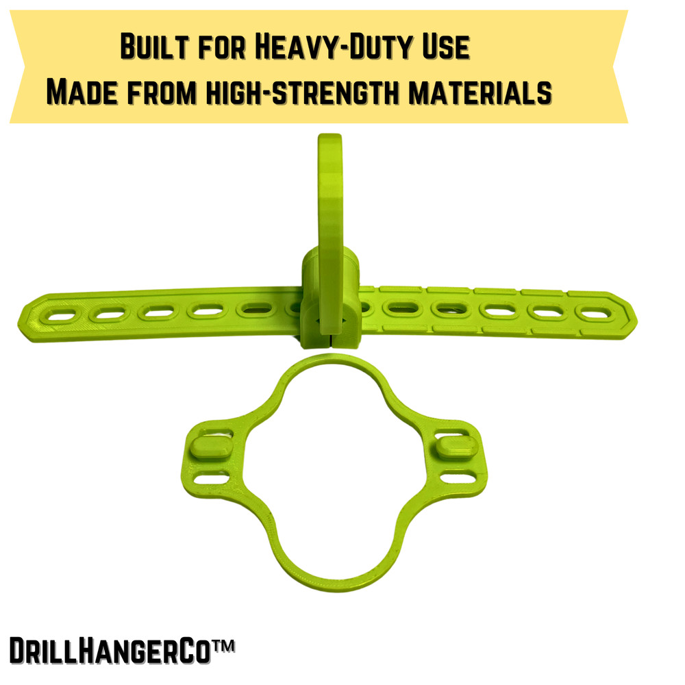 Heavy-Duty Drill Hanger – Universal Drill & Impact Hook - Work Belts & Tool Rack