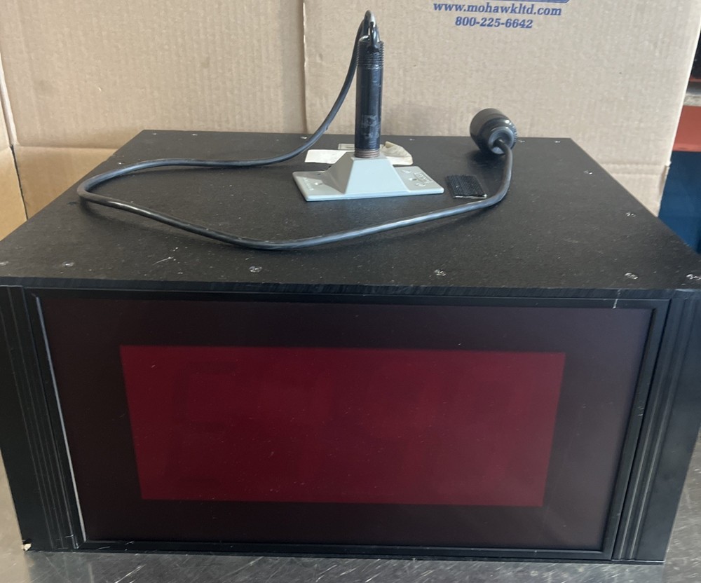 Visiplex TS5446 - Wireless Synchronized Digital Clock Used Surplus