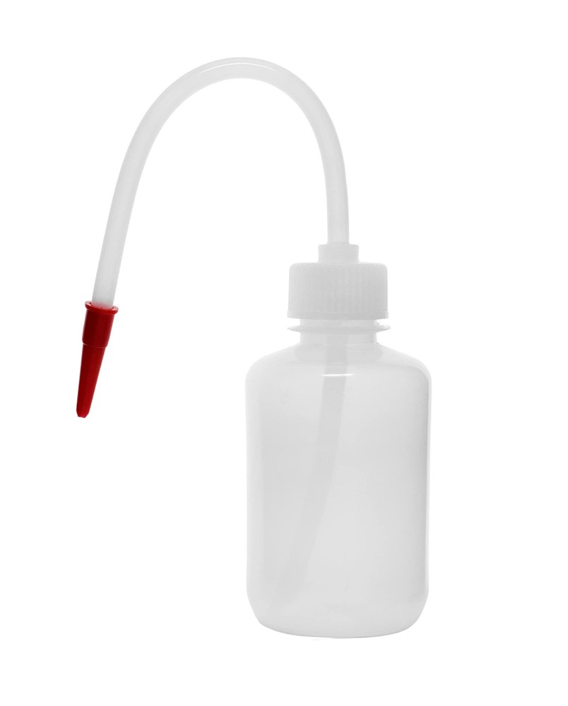EISCO Wash Bottle, 125ml - Polyethylene - Translucent, Unbreakable 4.2 Ounces