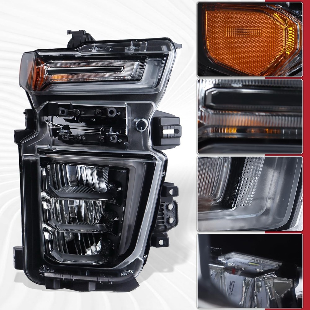LED Headlight Assembly for Chevy Silverado Passanger side 2500HD 3500 2020 2021