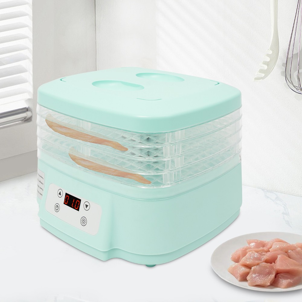 5 Trays Food Dehydrator Machine, Adjustable Timer Fruit Drying Machine