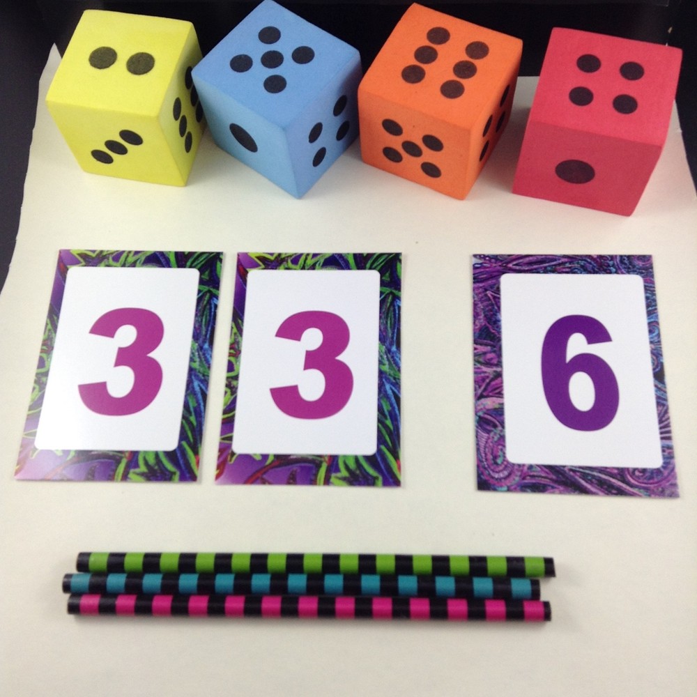 Rainbow Number Cards 1-20 40 Set Number Recognition Activities Games Learning