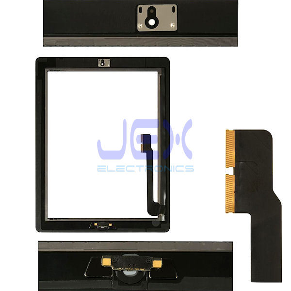 Replacement White Glass Digitizer Touch Screen Full Front Assembly for iPad 3