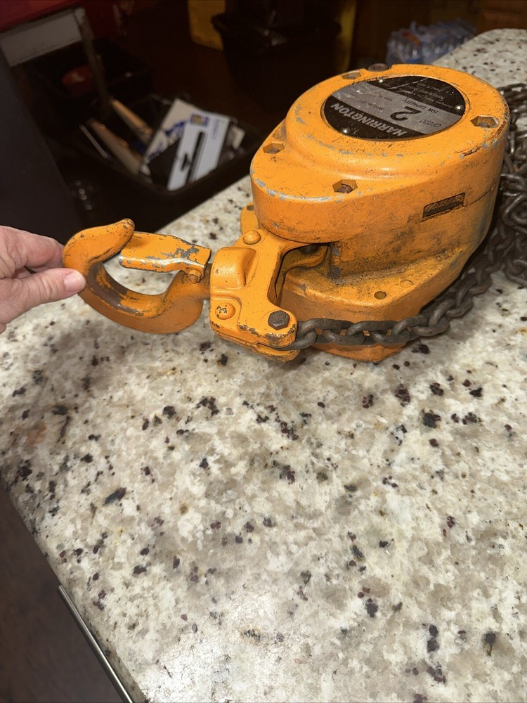 HARRINGTON 2 TON CF4 MANUAL CHAIN HOIST HOOK CF020