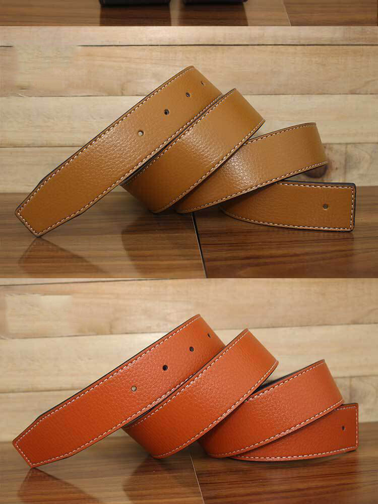 Mens Leather Belts Replacement Belt Strap without Buckle 38mm Wide