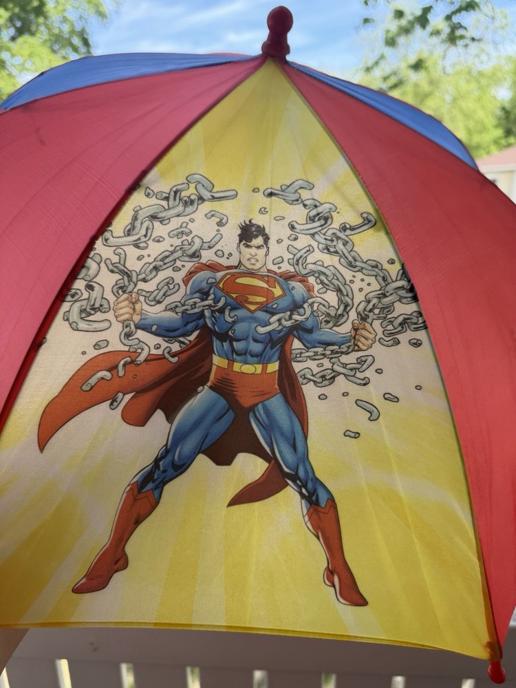 VINTAGE Kids Superman Umbrella DC comics