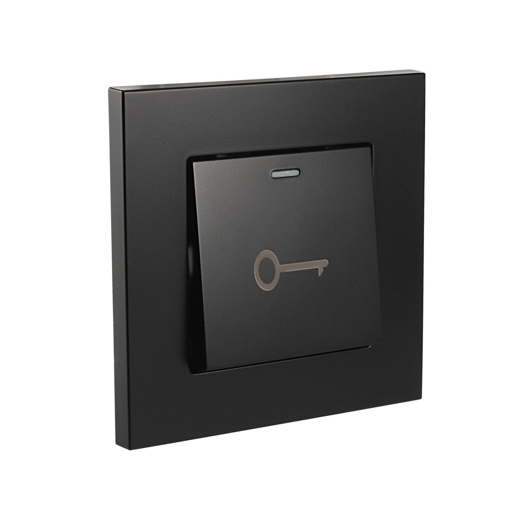 Push to Exit Button Switch Wall Mounted Resettable Square AC 250V 16A