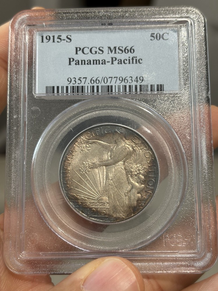 1915-S Panama Pacific Commemorative Half Dollar Silver PCGS MS 66