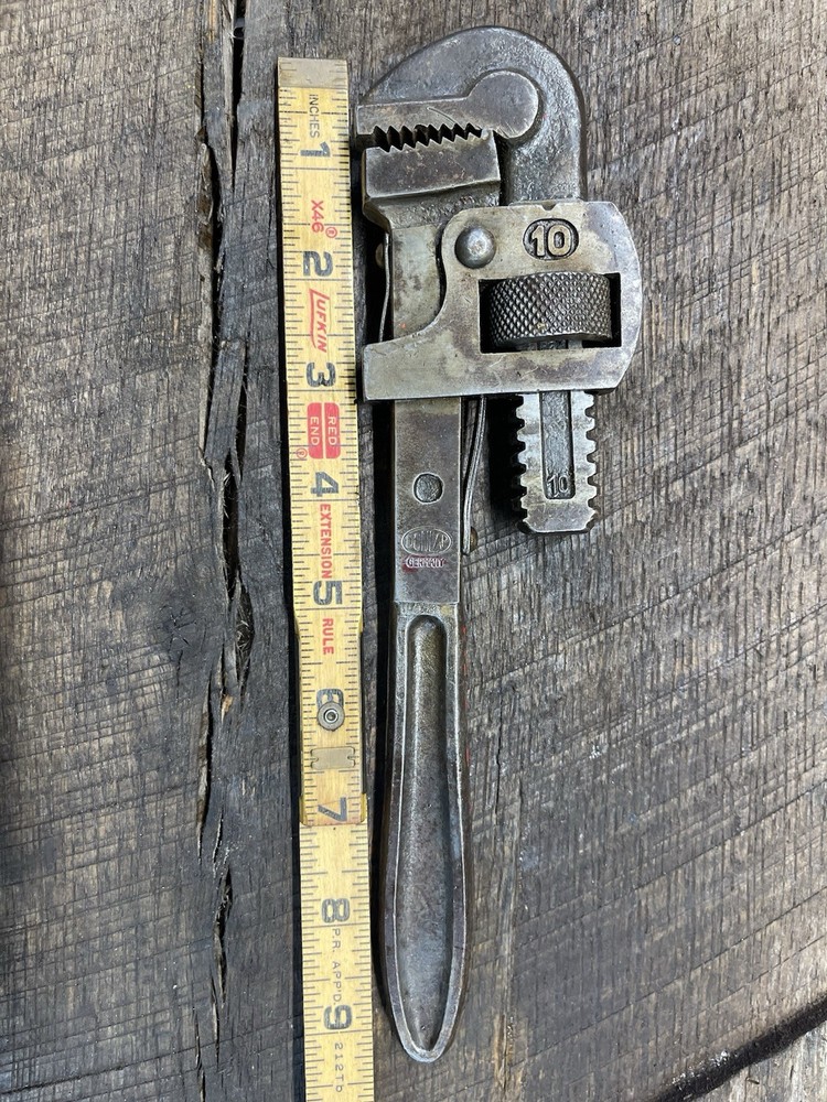 Vintage Dunlap “10” Pipe Wrench Made In  Germany 🇩🇪
