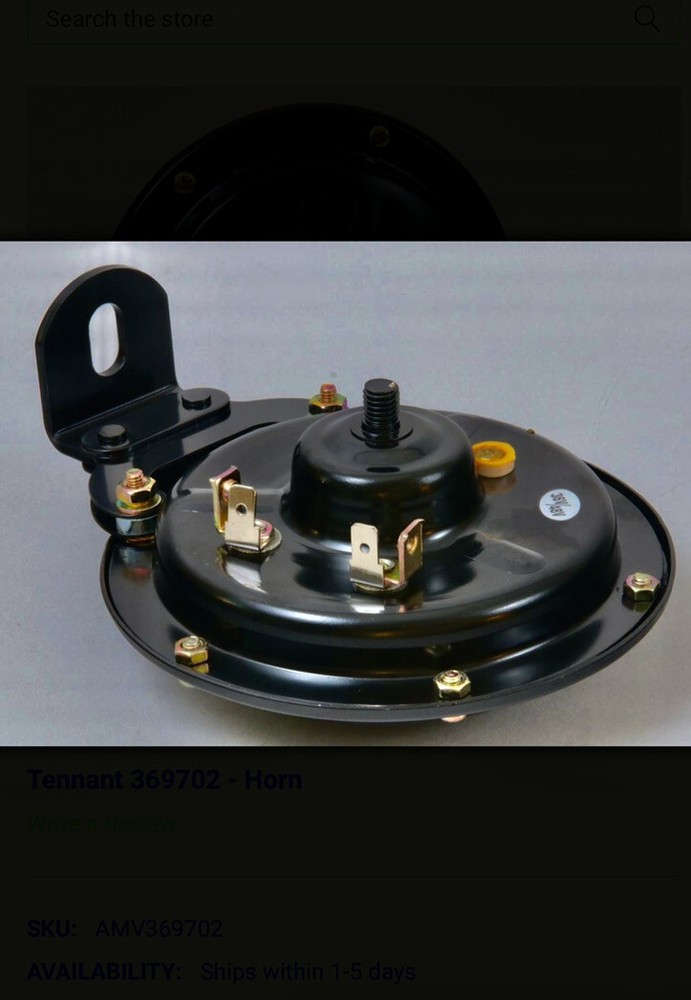 Tennant 369702 - Horn