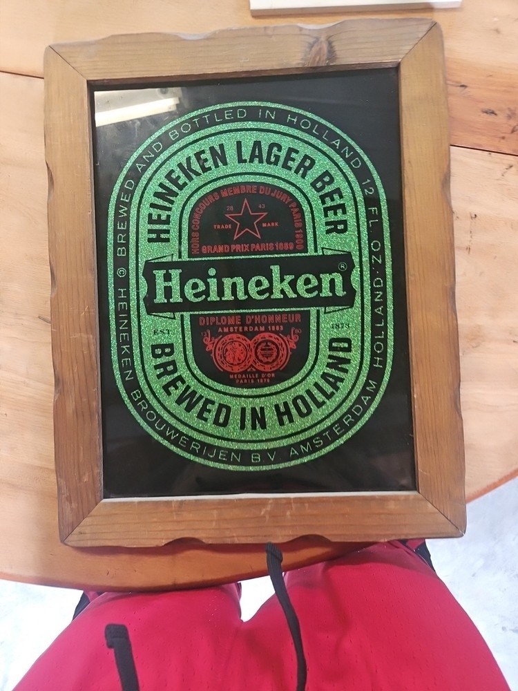 Heineken Vintage Beer Mirror