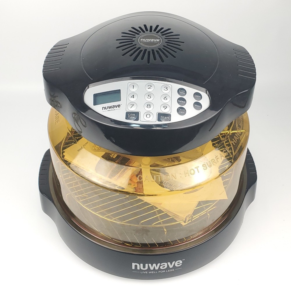 Clean NuWave Pro Plus 20602 Infrared Oven Black Tested Working