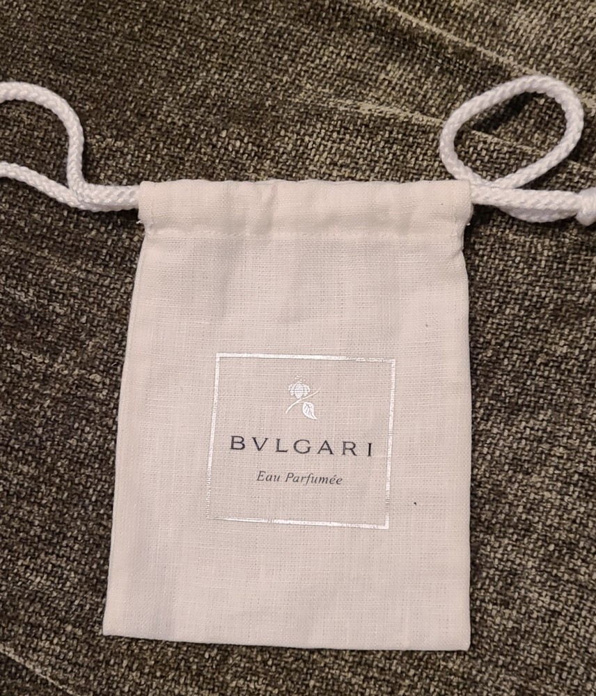 Bulgaria Parfum Empty  Drawstring Bag 7x5