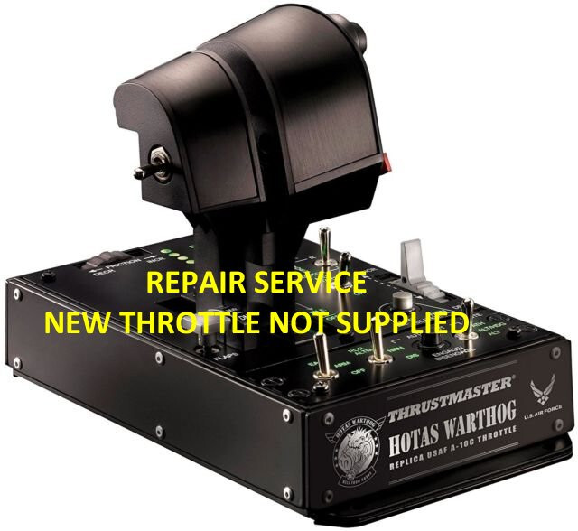 Repair Service: Thrustmaster Warthog Throttle Main PCB (Bricked Warthog Fix)