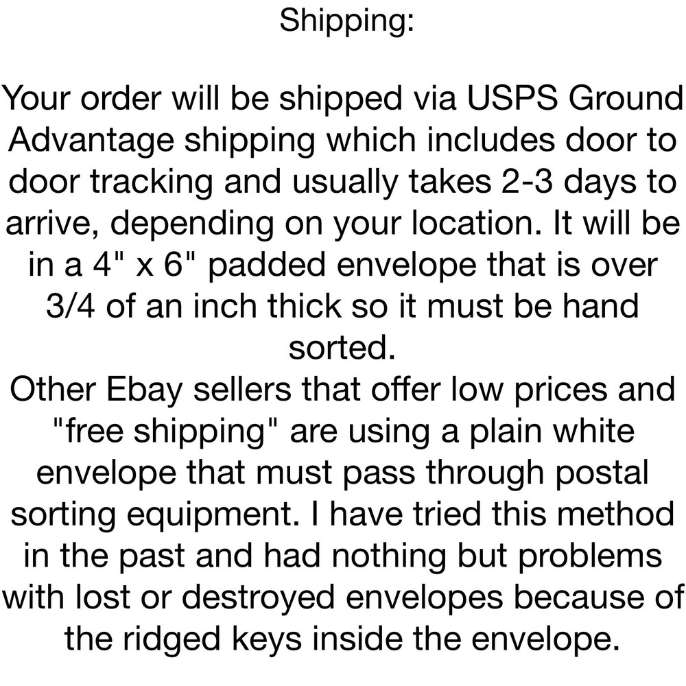 Weather Guard Toolbox Keys Replacement Spare key Cut to Code K750-K799