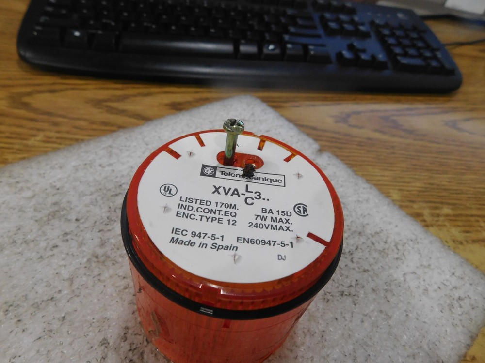 Telemecanique: XVA-LC3 Orange Indicator Stack Light Cover